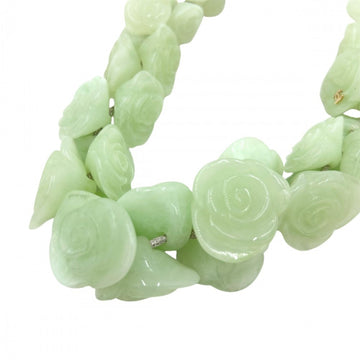 Chanel Cc Logo Flower Pendant Necklace