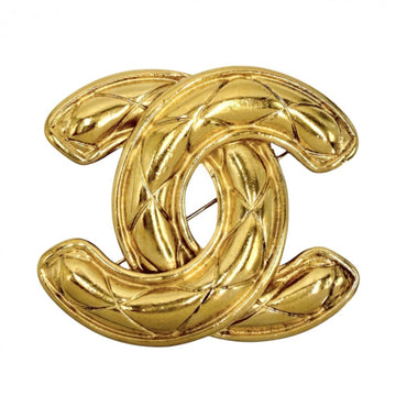 Chanel Cc Logo Brooch Metal