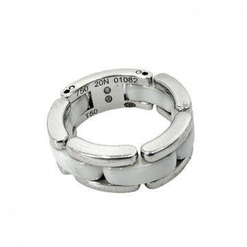 Chanel Band Ring Ceramic And 18K White