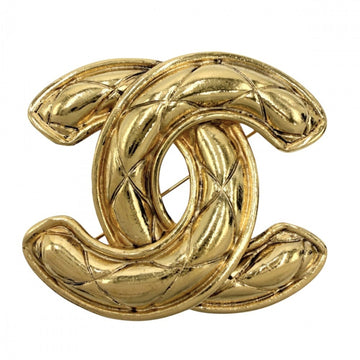 Chanel Cc Logo Brooch Metal