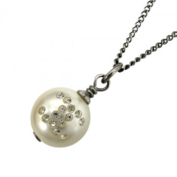 Chanel Cc Logo Chain Pendant Necklace
