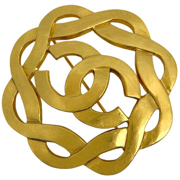 Chanel Cc Logo Brooch Metal