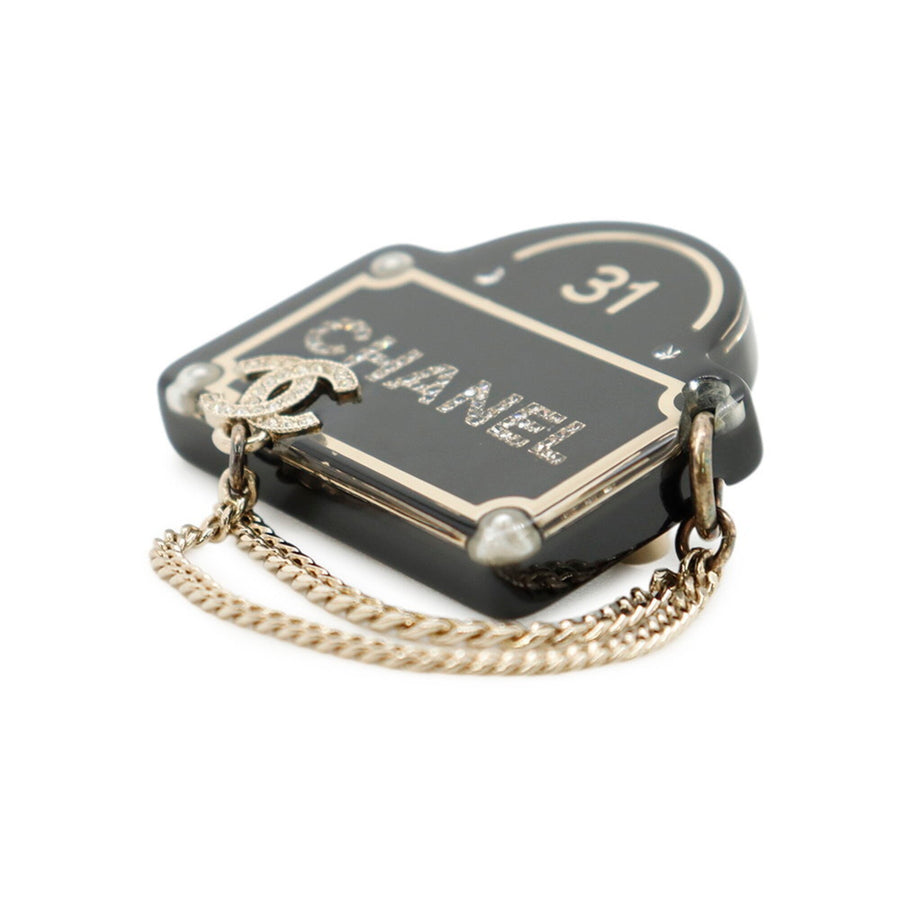 Chanel Cc Logo Brooch Metal