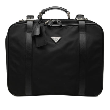 Prada Saffiano Trimmed Tessuto Suitcase