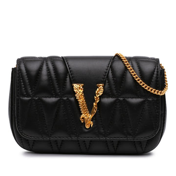 Versace Mini Quilted Leather Virtus V