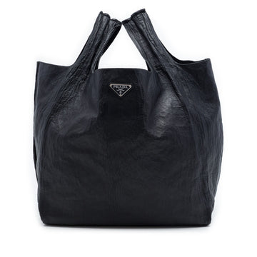 Prada Crinkled Nappa Tote Pre-Loved