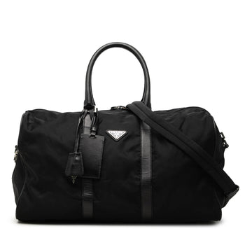 Prada Saffiano Trimmed Tessuto Travel