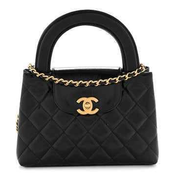 Chanel Shiny Aged Calfskin Quilted Nano