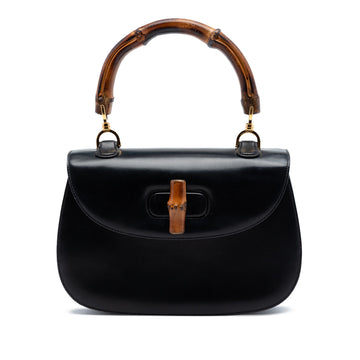 Gucci Small Calfskin Bamboo Top Handle