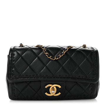 Chanel Crumpled Calfskin Whipstich