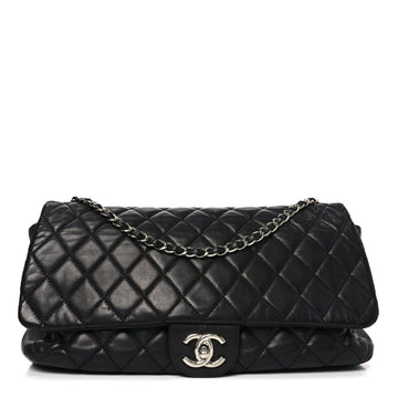 Chanel Lambskin Quilted Jumbo Coco Rain