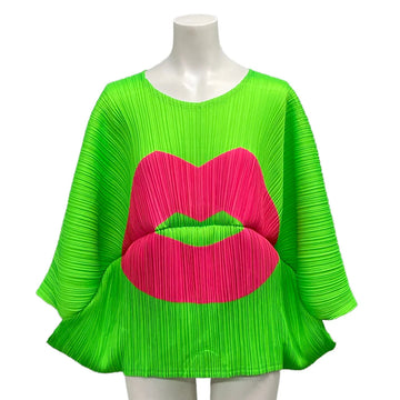 Pleats Please Light Green Pink [Outer