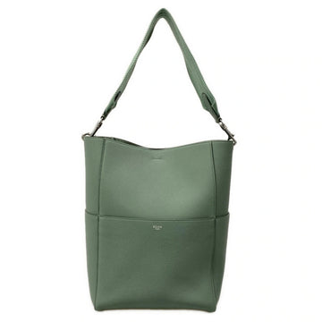Celine Sangle Medium Celadon Grained