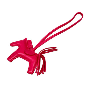 Hermes Rodeo Charm Pm Rose Mexico Agneau