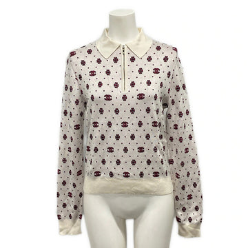 Chanel White Pink [Outer Fabric] Silk