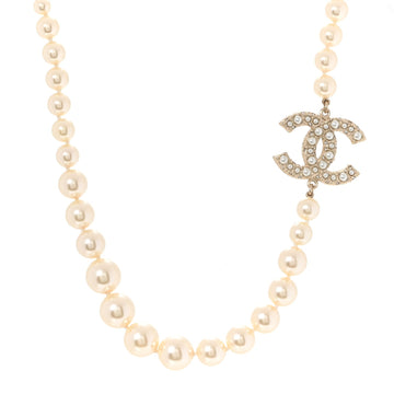 Chanel Pearl Cc Anniversary Necklace