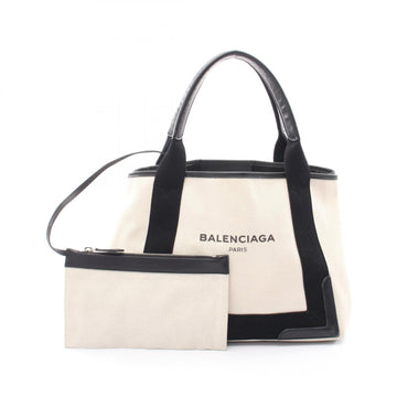 Balenciaga Navy Cabas S Tote Bag Canvas