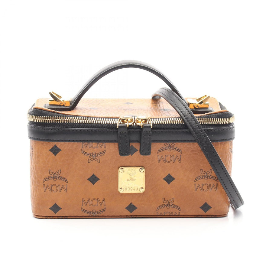 Mcm Visetos Shoulder Handbag Pvc Coated