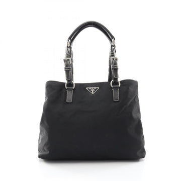Prada Triangle Logo Hand Tote Bag Nylon