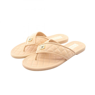 Chanel Matelasse Flat Sandals Flip-Flops