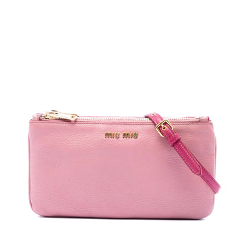 Miu Bicolor Goatskin Madras