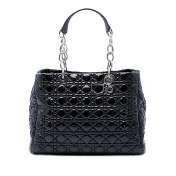 Dior Large Patent Cannage Lady Soft