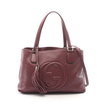 Gucci Soho Interlocking G Shoulder Tote