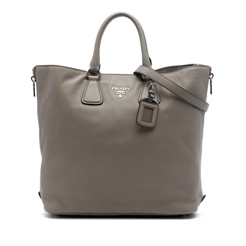 Prada Vitello Daino Side Zip Convertible