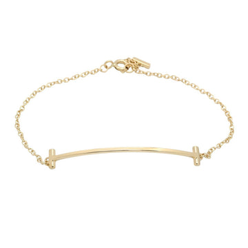 Tiffany＆Co T Smile Bracelet 18Kyg Yellow