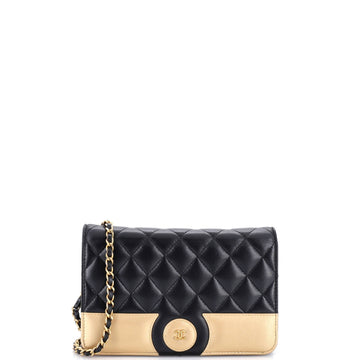 Chanel Bicolor Cocomark Wallet On Chain