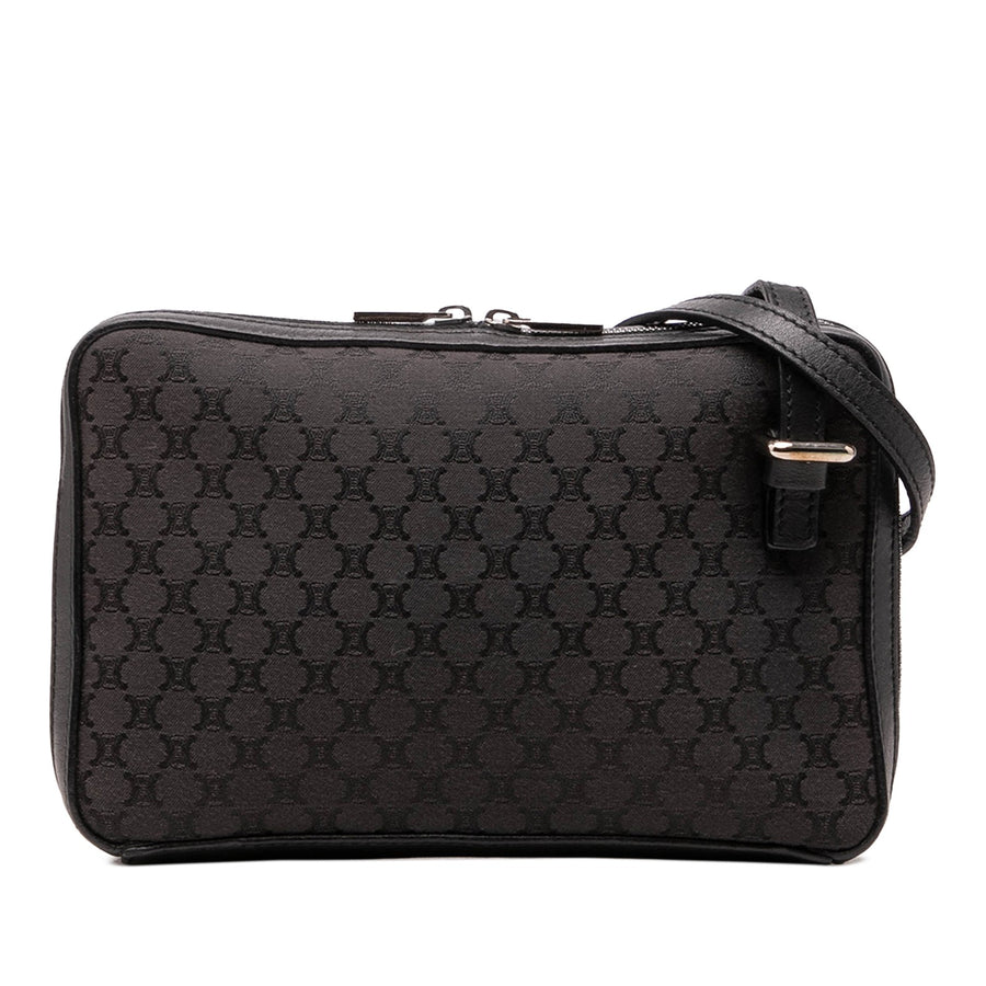 Celine Leather Trimmed Macadam Canvas