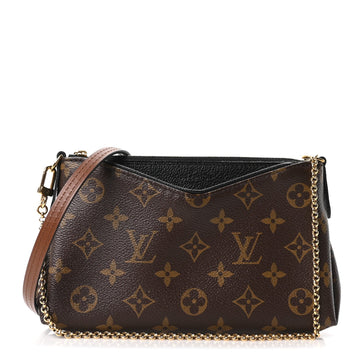 Louis Vuitton Pallas Clutch Black