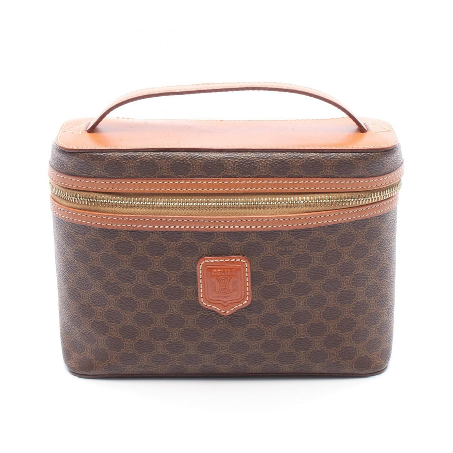 Celine Macadam Vanity Handbag Pvc Coated