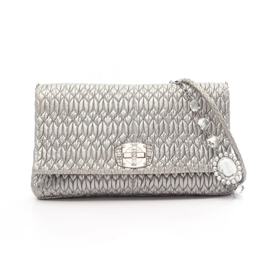 Miu Nappa Crystal Matelasse