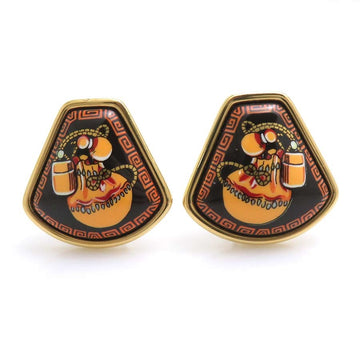 Hermes Cloisonne Earrings