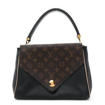 Louis Vuitton Grained Calfskin Double V