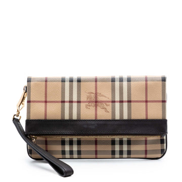Burberry Haymarket Check Coated Canvas