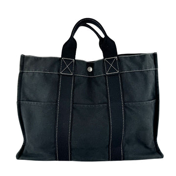 Hermes Handbag Black Canvas