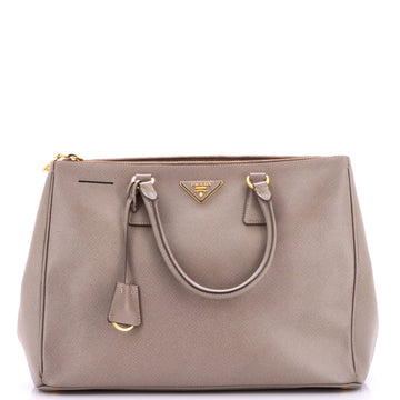 Prada Double Zip Lux Tote Saffiano