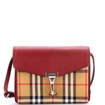 Burberry Macken Crossbody Bag Leather