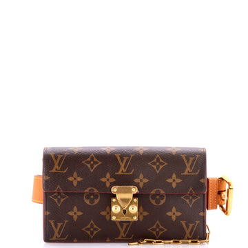 Louis Vuitton S Lock Belt Pouch Canvas