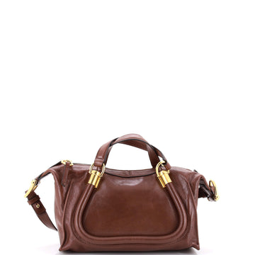 Chloe Paraty 24 Handbag Leather Small
