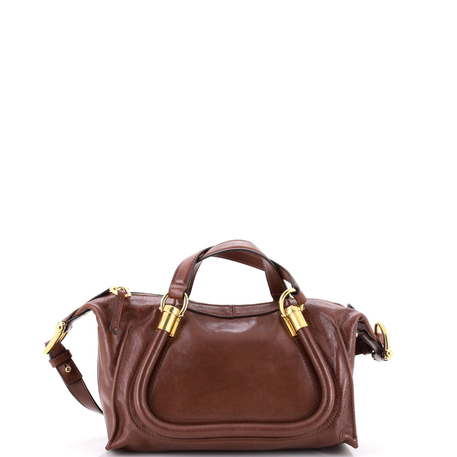 Chloe Paraty 24 Handbag Leather Small