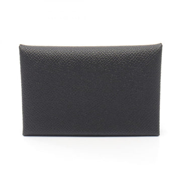 Hermes Calvi Coin Wallet W Epsom Black