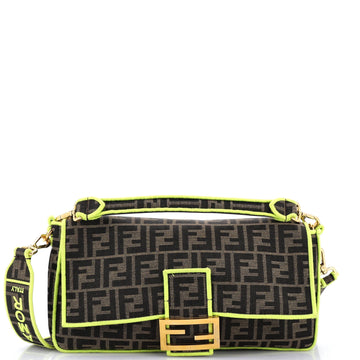 Fendi Baguette Nm Bag Zucca Canvas Large