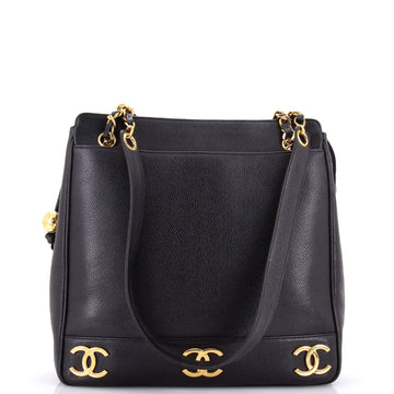 Chanel Vintage Metal Cc Shoulder Bag