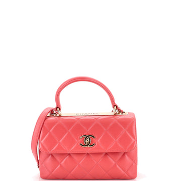 Chanel Trendy Cc Top Handle Bag Quilted