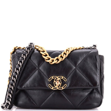 Chanel 19 Flap Bag Quilted Leather