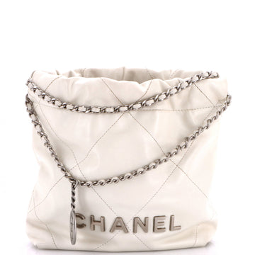 Chanel 22 Chain Hobo Quilted Calfskin