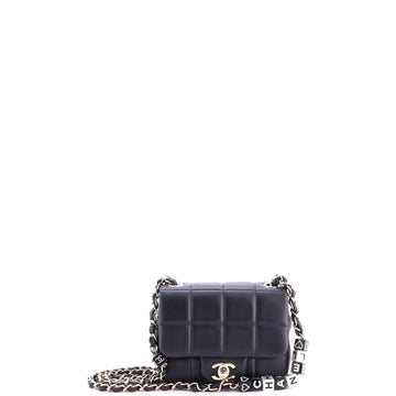 Chanel Monacoco Logo Blocks Square Flap